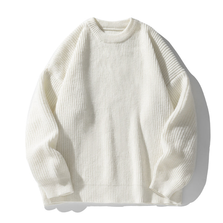 Unisex Oversize Grobstrickpullover mit Raglanärmeln und gerippten Bündchen Echo Archiv