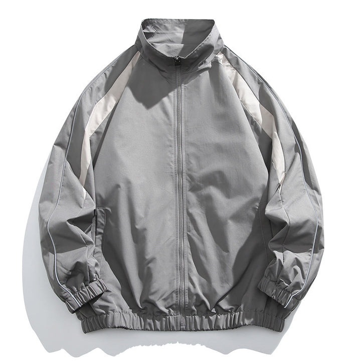 Herren Sportliche Übergangsjacke mit hohem Kragen und elastischer Taille Echo Archiv