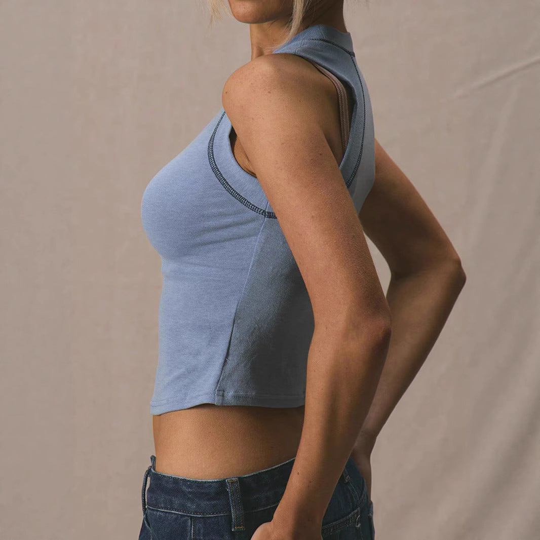 Damen Sportliches Crop-Top Echo Archiv