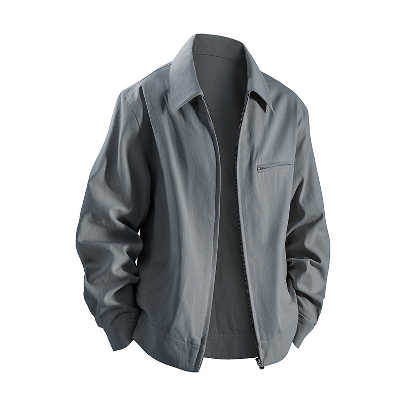 Herren lässige Übergangsjacke mit praktischen Taschen und modernem Schnitt Echoarchiv