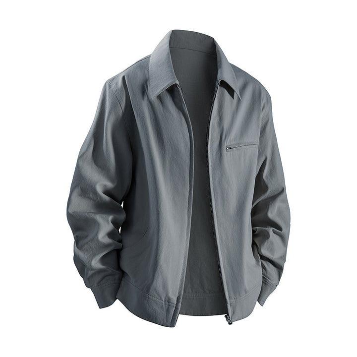 Herren lässige Übergangsjacke mit praktischen Taschen und modernem Schnitt Echoarchiv