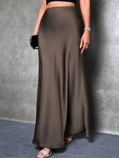 Damen Maxirock mit fließendem Schnitt und elegantem Fall Echo Archiv