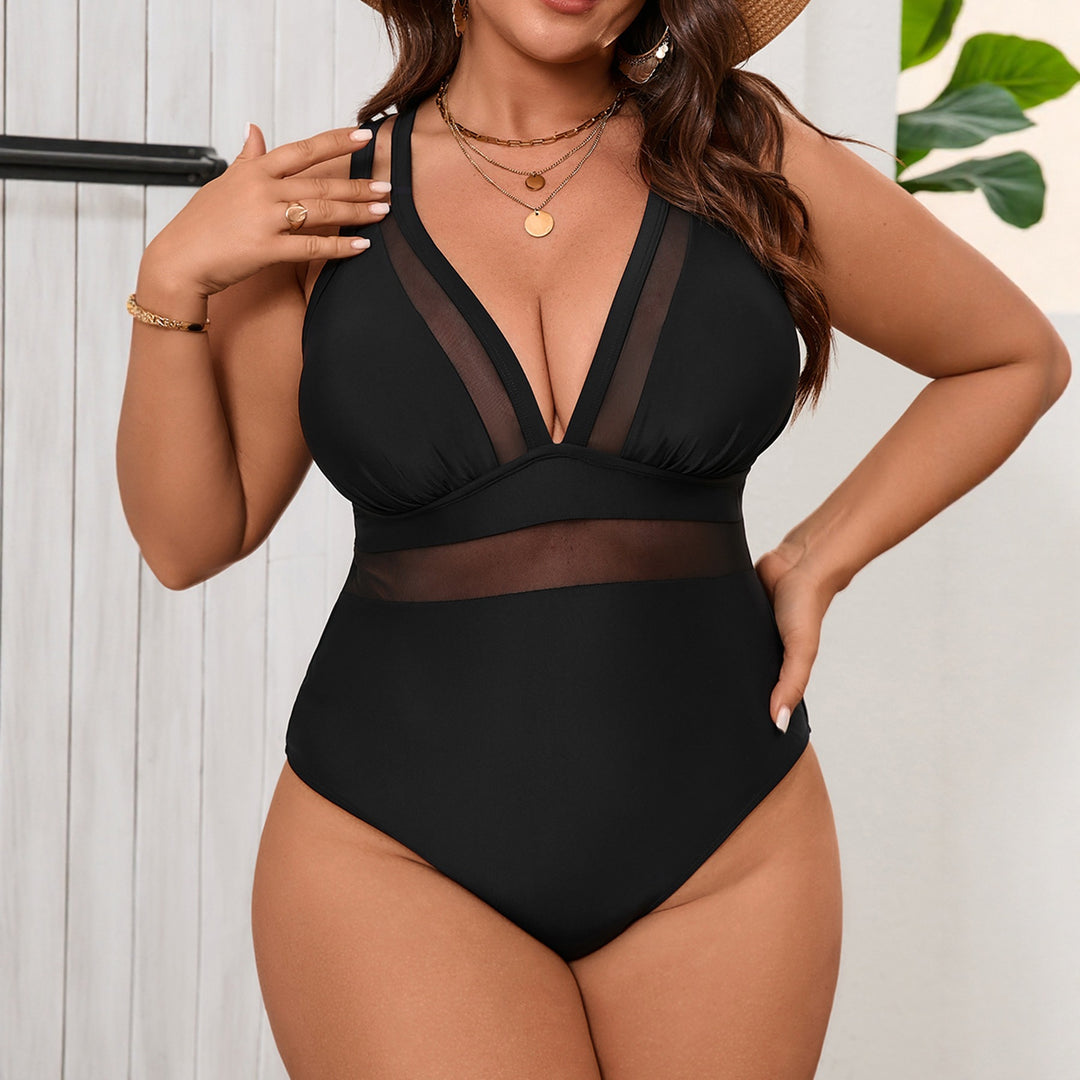 Damen Einteiler mit transparenten Details Echo Archiv
