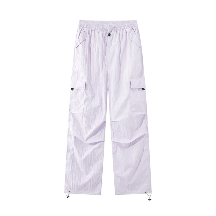 Unisex Leichte technische Cargo-Hose mit Kordelzug und verstellbarem Saum Echoarchiv