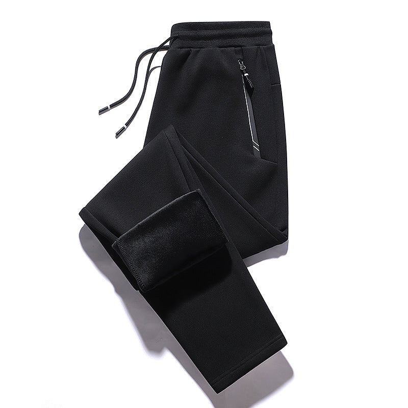 Herren Thermo-Fleece-Jogginghose mit angerauter Innenseite, Reflektierenden Reißverschlusstaschen und Kordelbund Echoarchiv