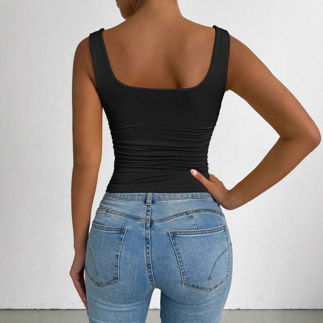Damen Figurbetontes Top Echoarchiv