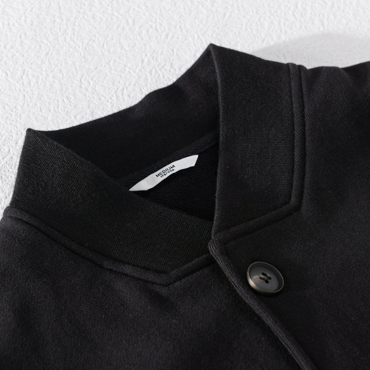 Herren Lässige Hemdjacke im Bomberstil mit aufgesetzten Kontrasttaschen Echoarchiv