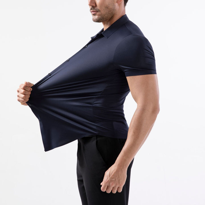 Elastisches Slim Fit Herrenhemd