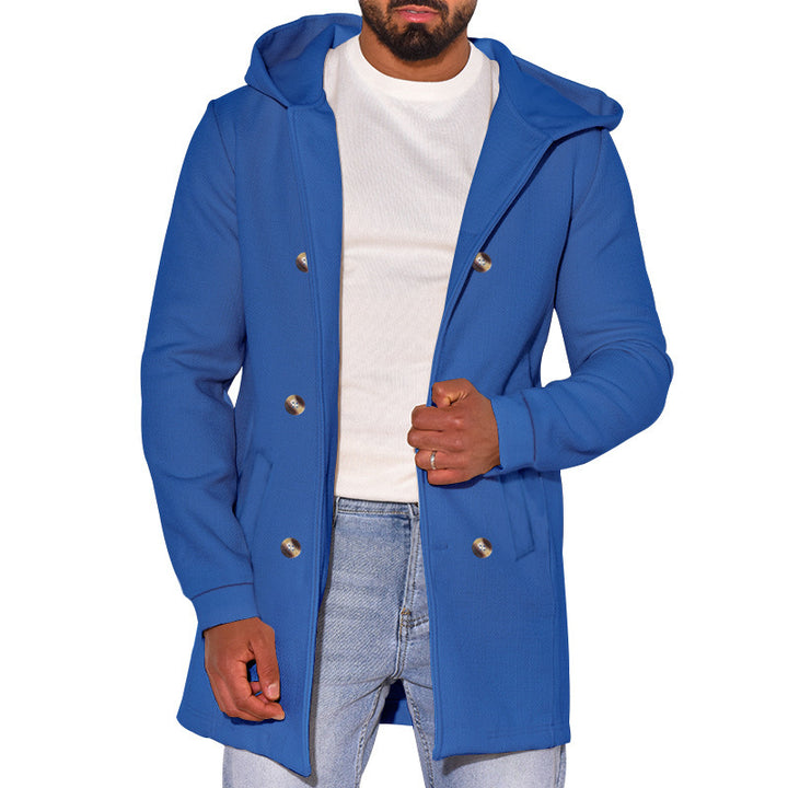 Herren modische Parka-Jacke mit breitem Revers und praktischen Taschen Echoarchiv