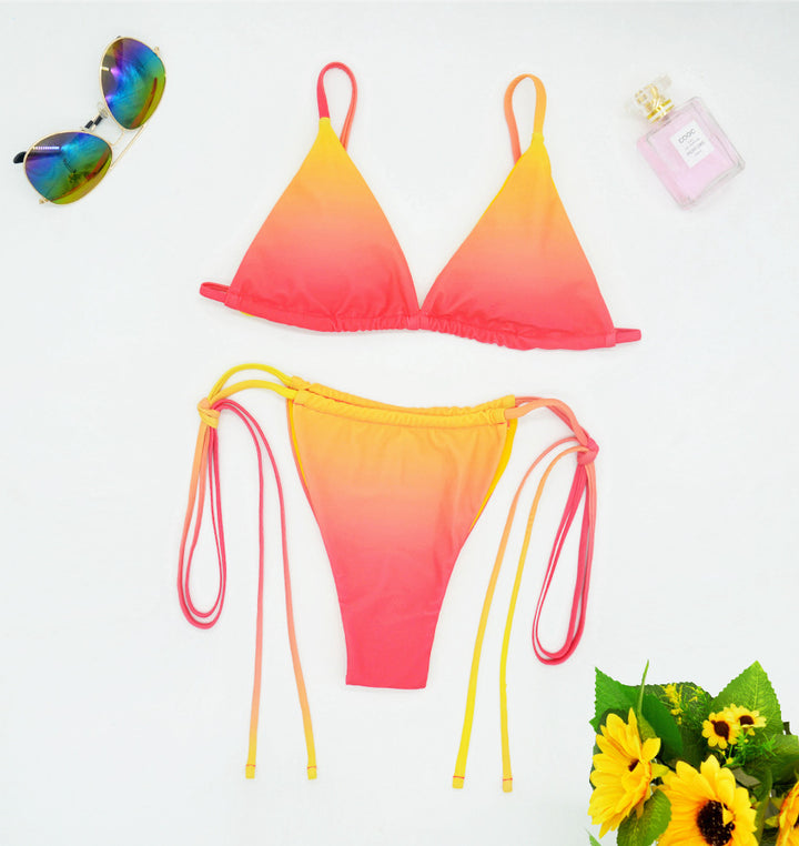 Damen Triangel-Bikini mit trendigem Ombre-Design Echo Archiv
