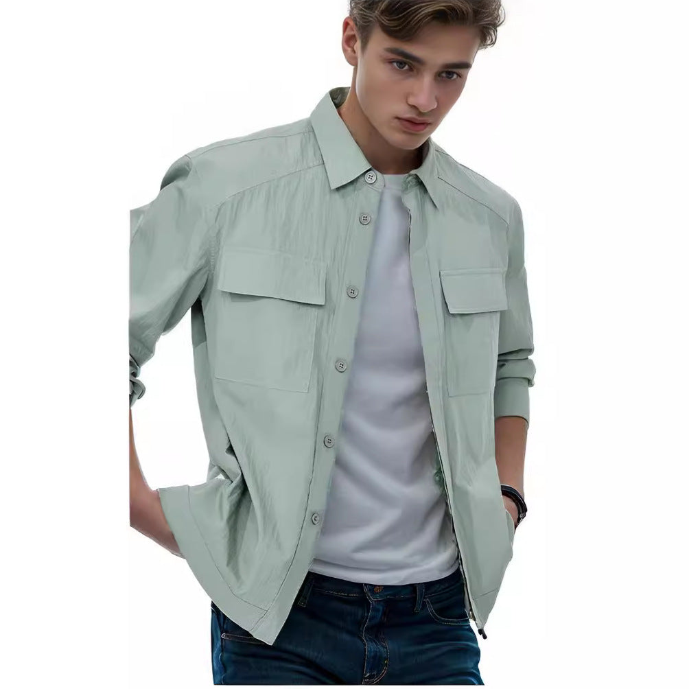 Herren strapazierfähige Utility-Jacke mit praktischen Taschen Echoarchiv