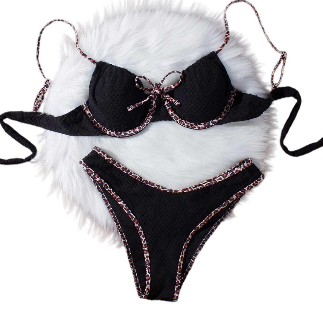Damen Push-Up Bikini mit tierischem Akzent Echo Archiv