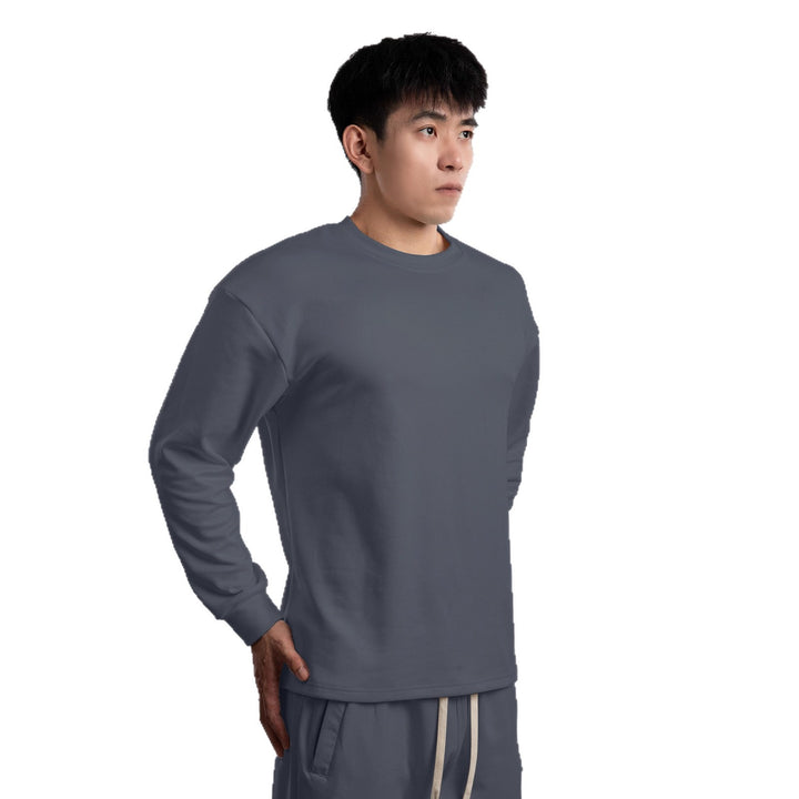 Herren Freizeit Langarmshirt mit weichem Griff und lässigem Schnitt Echoarchiv