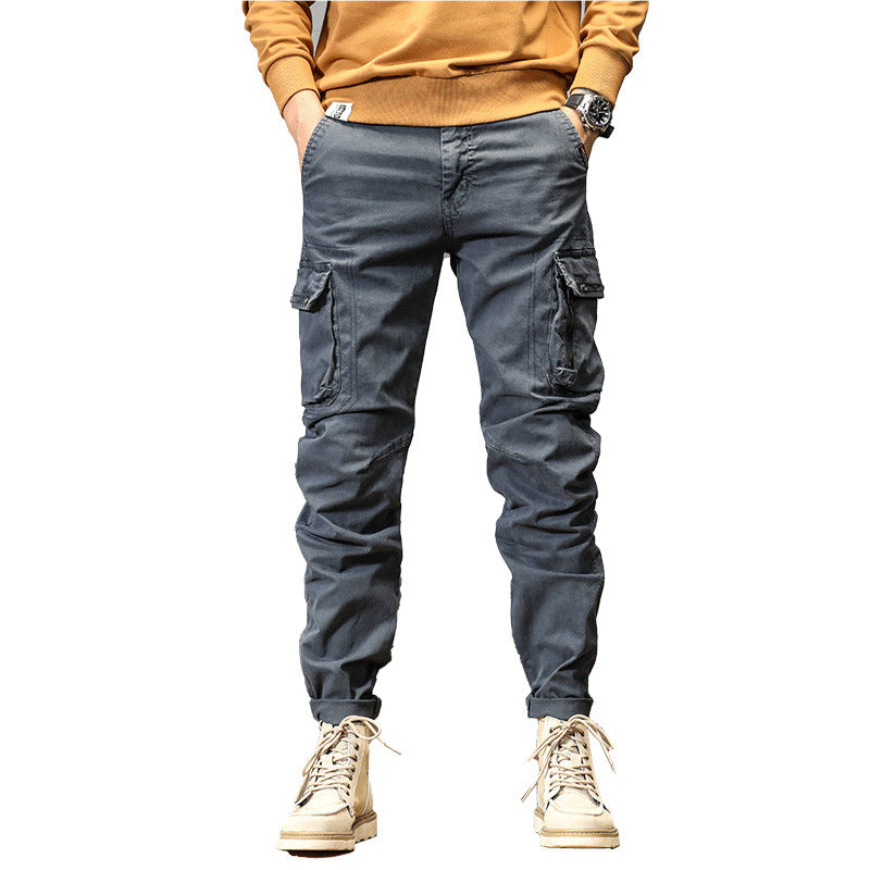Herren Cargo-Hose mit vielseitigen Taschen und robustem Design Echoarchiv