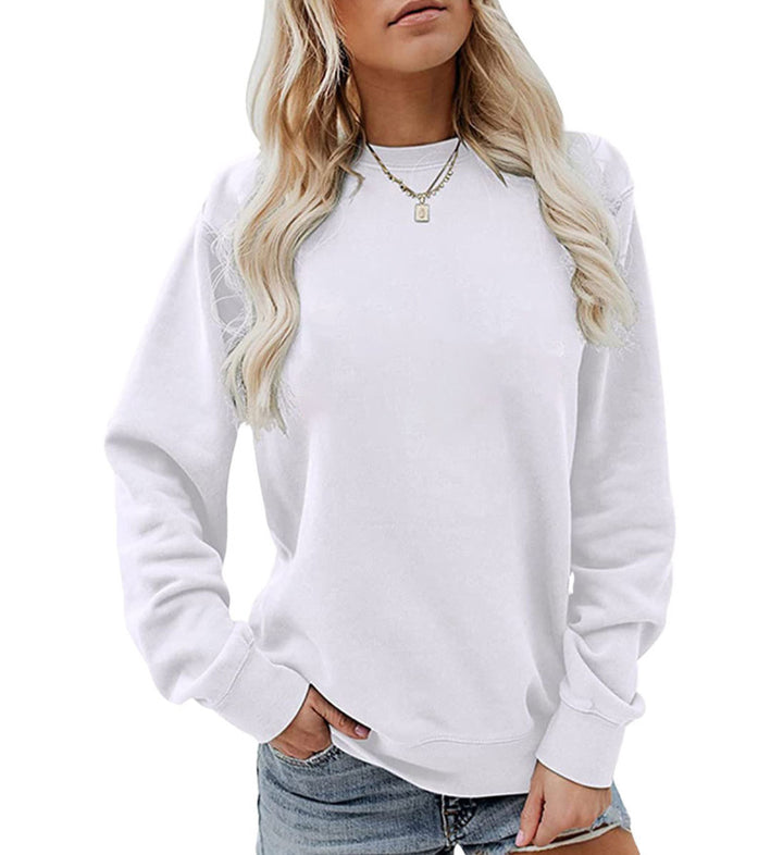 Damen nan lässiges Oversize Sweatshirt mit Rundhalsausschnitt und weichem Baumwollfleece Echo Archiv