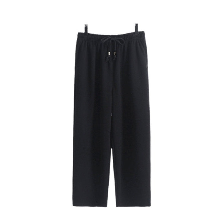 Unisex Gefütterte Fleece-Jogginghose mit elastischem Bund Kordelzug und schmalem Knöchelbündchen Echoarchiv