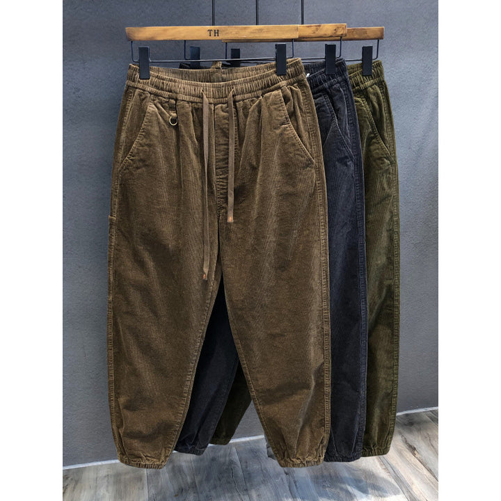 Herren Bequeme Cord-Hose mit elastischem Bund Echo Archiv