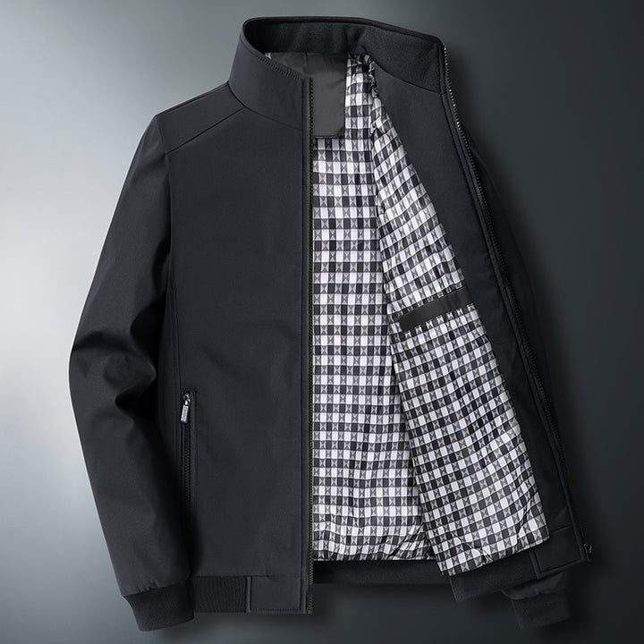 Herren Modische Windjacke mit hohem Kragen Echo Archiv