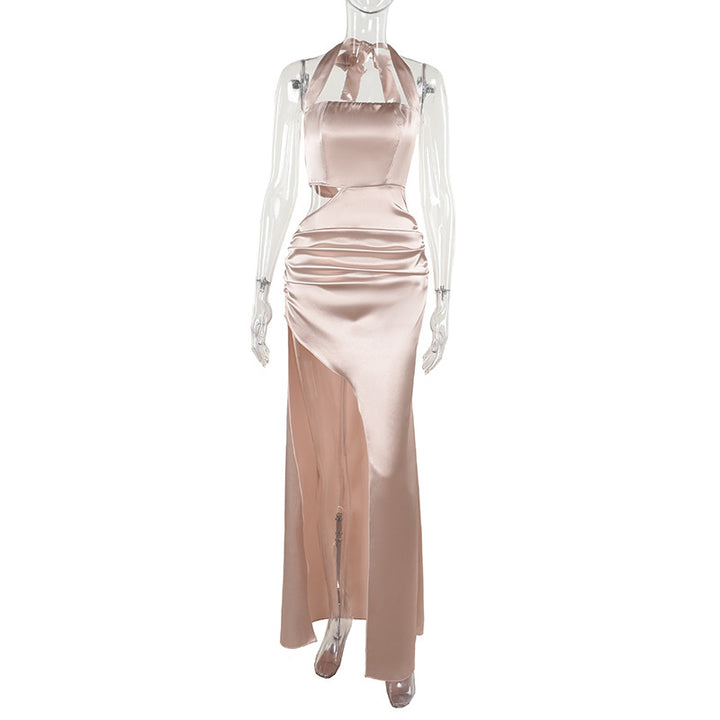 Damen Maxikleid mit raffinierten Rüschendetails und tiefer Taille Echo Archiv