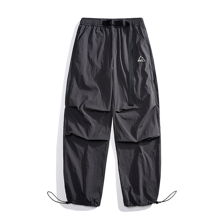 Unisex Lockere Nylon-Cargohose mit elastischem Bund und Knöchelbündchen Echo Archiv