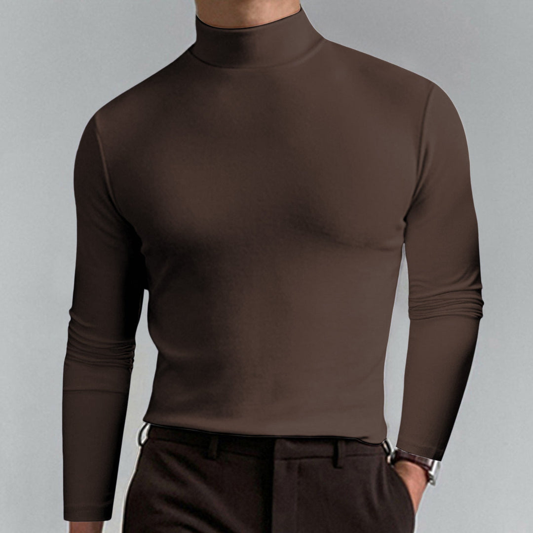 Herren Hochwertiger Rollkragenpullover Echoarchiv
