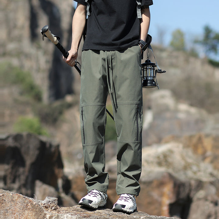 Herren Technische Outdoor- und Wanderhose mit Reißverschlusstaschen und verstellbarer Taille Echo Archiv