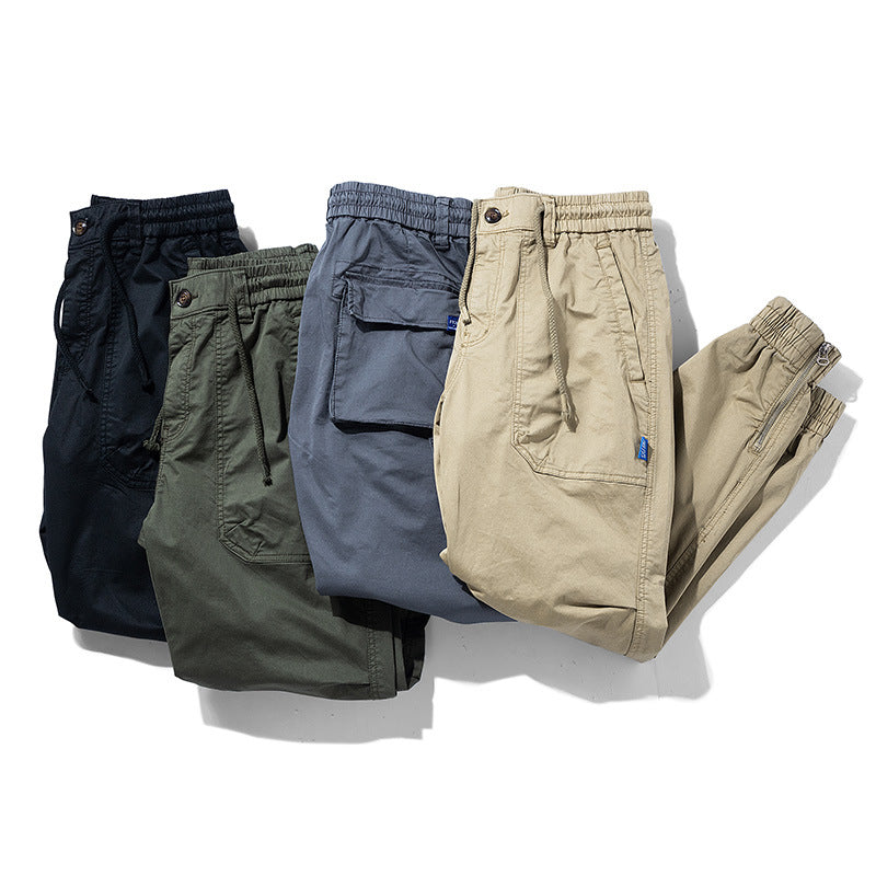 Herren Multifunktions-Cargojoggerhose mit elastischem Komfortbund, Karabiner‑Loop und Zipper-Knöchel Echo Archiv