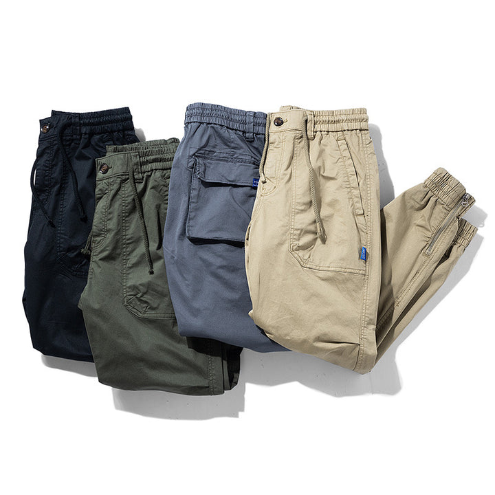 Herren Multifunktions-Cargojoggerhose mit elastischem Komfortbund, Karabiner‑Loop und Zipper-Knöchel Echo Archiv