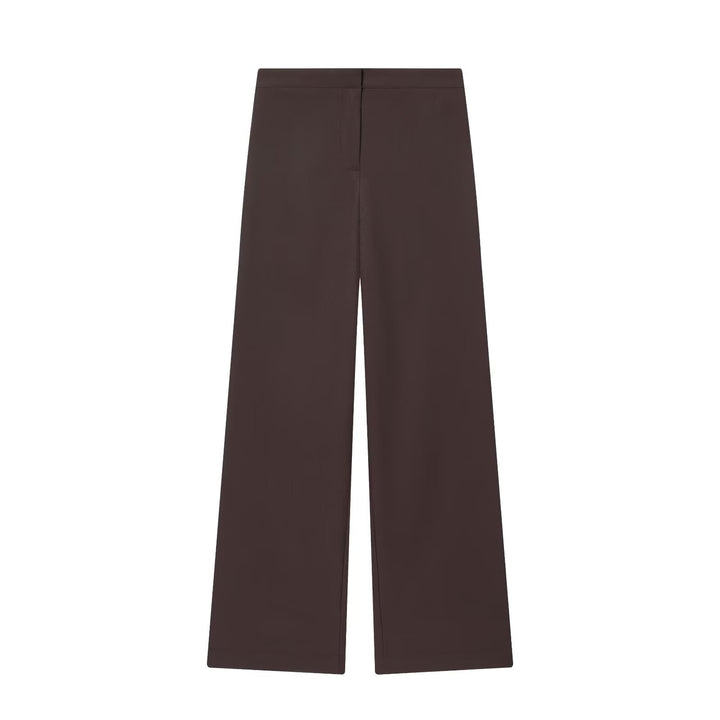 Damen Zweiteiliges Wickelblazer- und Palazzo-Anzugset mit Ziergürtel Echo Archiv