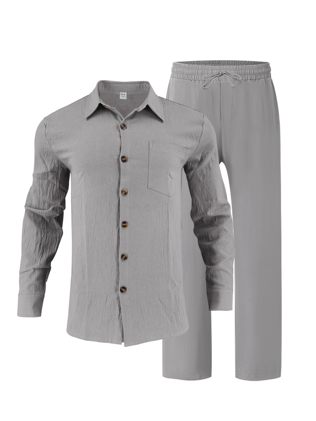 Herren elegante Hemd und Freizeithose Set Echoarchiv