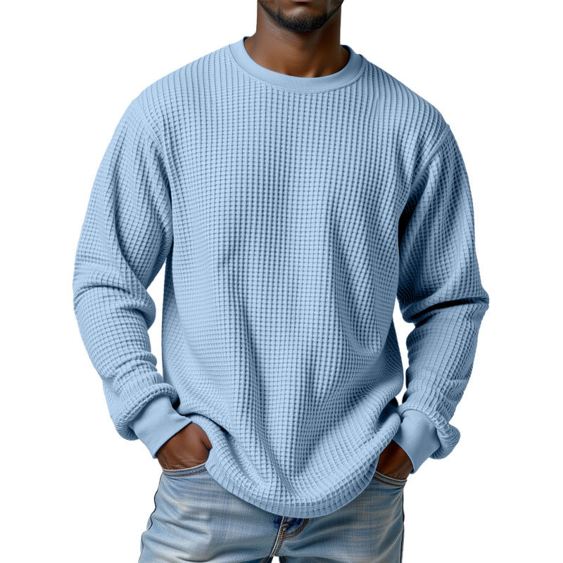 Herren Urbaner Pullover mit Waffelstruktur Echoarchiv