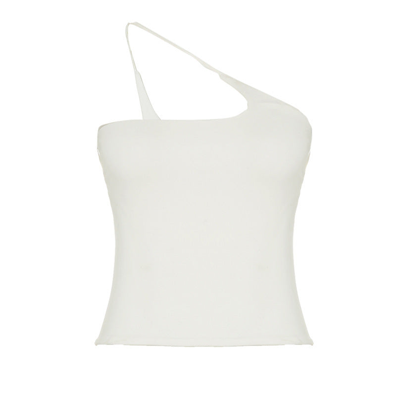 Damen Sportliches One-Shoulder Top Echo Archiv