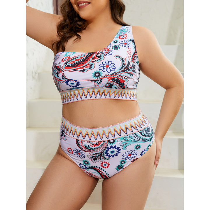 Damen Bikini-Set mit floralem Muster und sportlichem Schnitt Echo Archiv