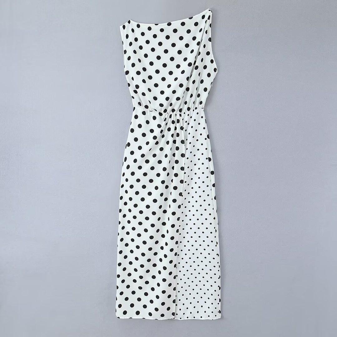 Damen Maxikleid mit trendigem Polka-Dot-Muster Echo Archiv