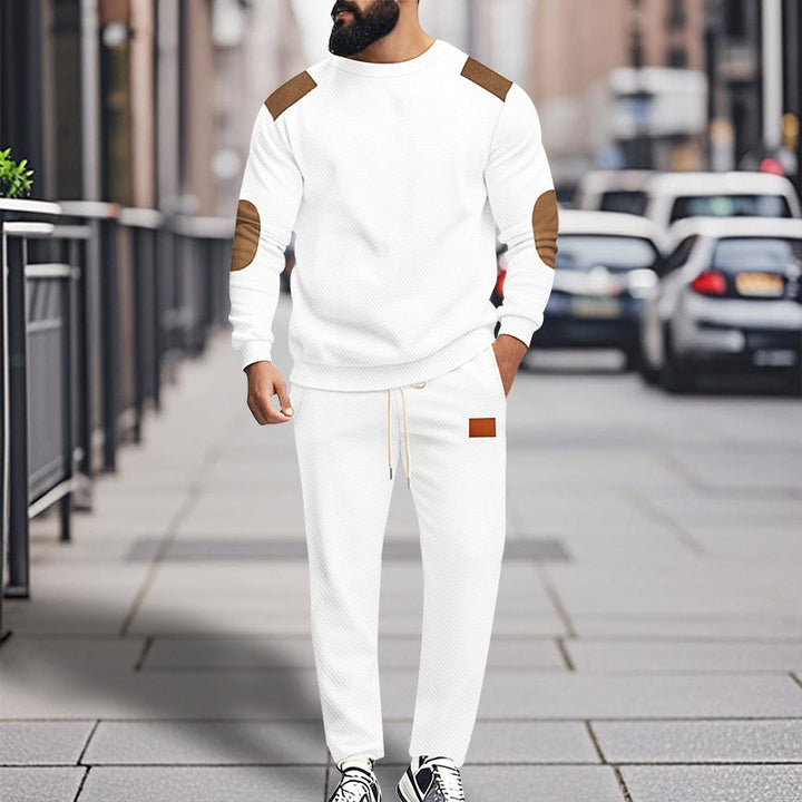 Herren modischer Sweatshirt- und Jogginghosen-Set Echoarchiv