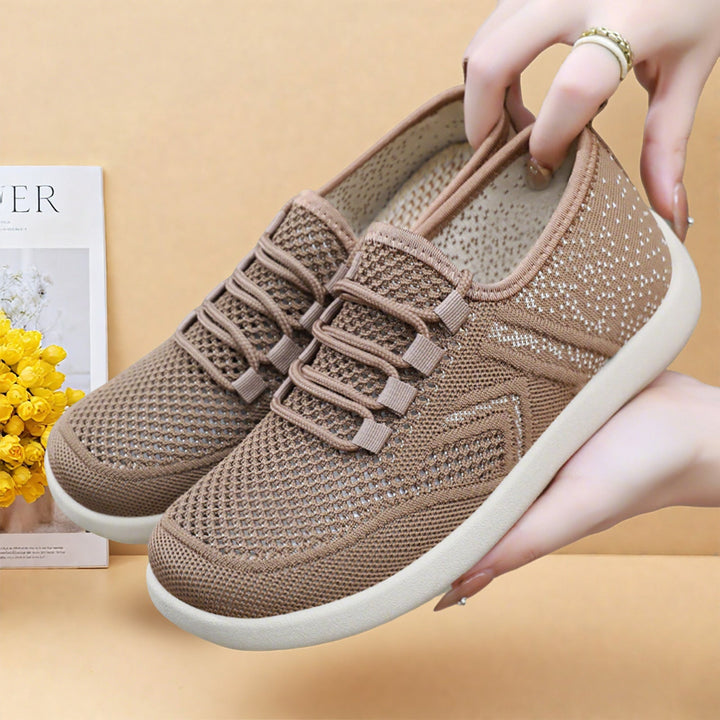 Damen Sportliche Mesh-Sneaker mit flexiblem Sohlenkonzept Echo Archiv