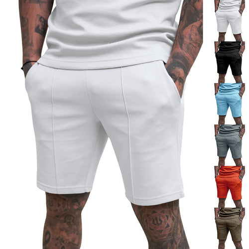 Herren nan kurze Freizeithose aus Baumwollmischung mit elastischem Bund und Kordelzug Echo Archiv