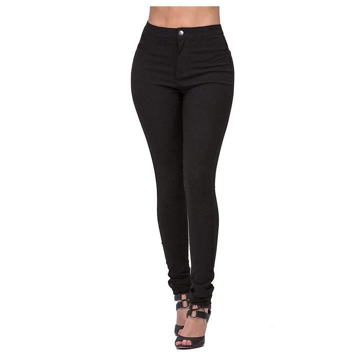 Damen Hoch geschnittene Skinny Jeans mit elastischem Stretch Echo Archiv