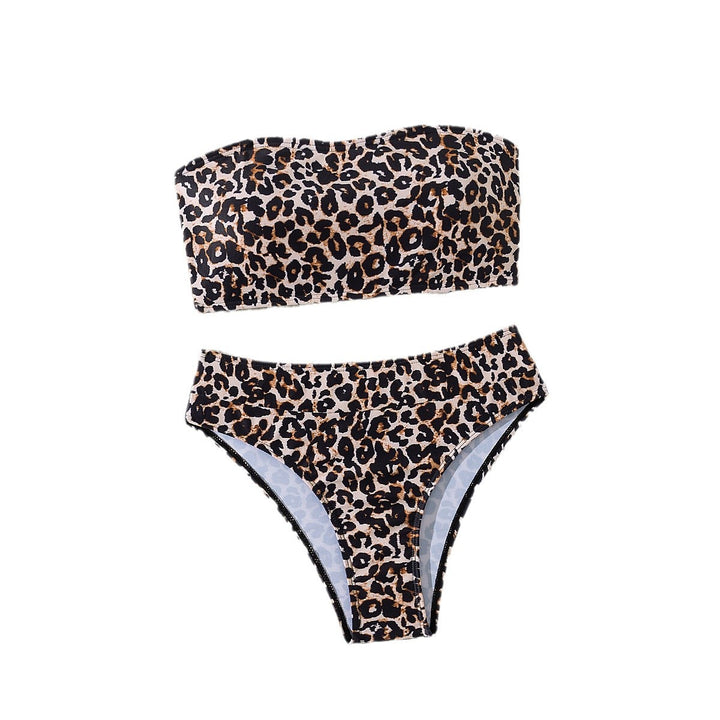 Damen Bandeau-Bikini mit aufregendem Leopardenmuster Echo Archiv
