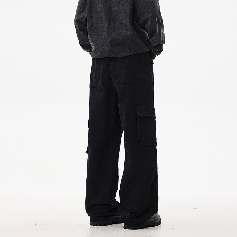 Herren Utility-Cargohose im Oversize-Twill mit tiefem Schritt und aufgesetzten Pattentaschen Echo Archiv