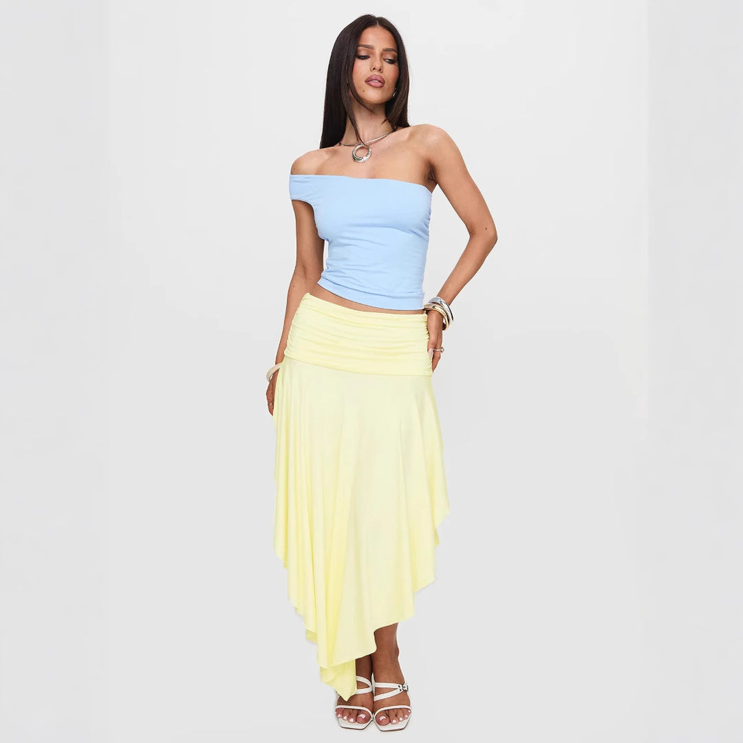Damen Racerback Top mit tiefem V-Ausschnitt und elegantem Halterdesign Echo Archiv