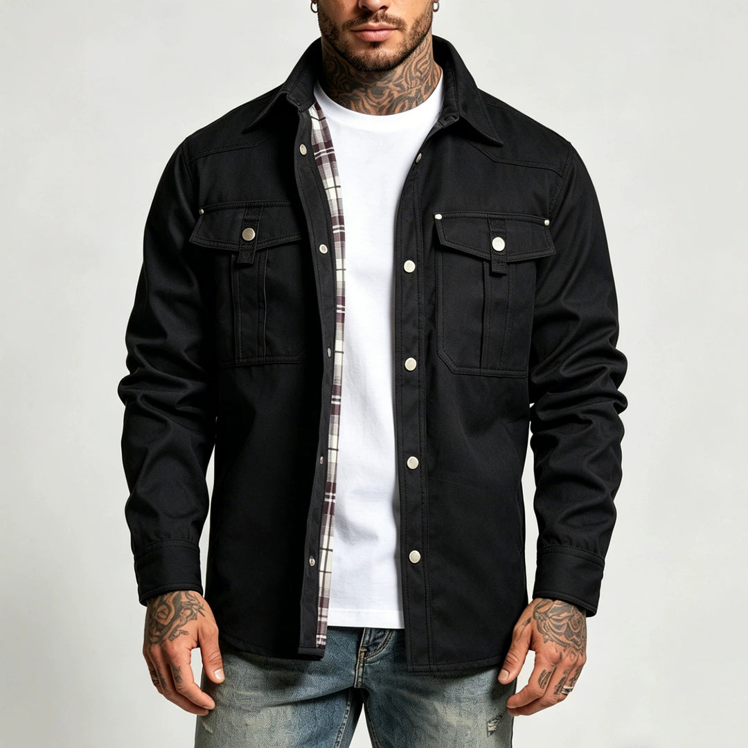Herren Canvas-Hemdjacke Echoarchiv