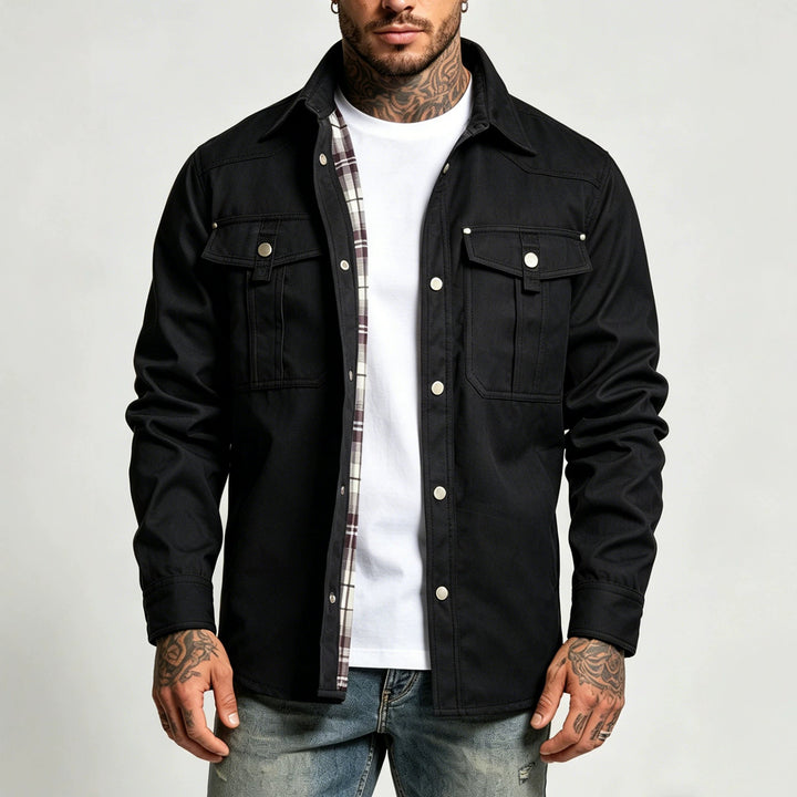 Herren Canvas-Hemdjacke Echoarchiv