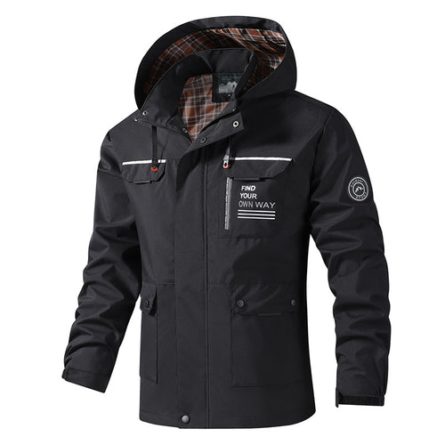 Herren Wasserabweisende Outdoor-Jacke