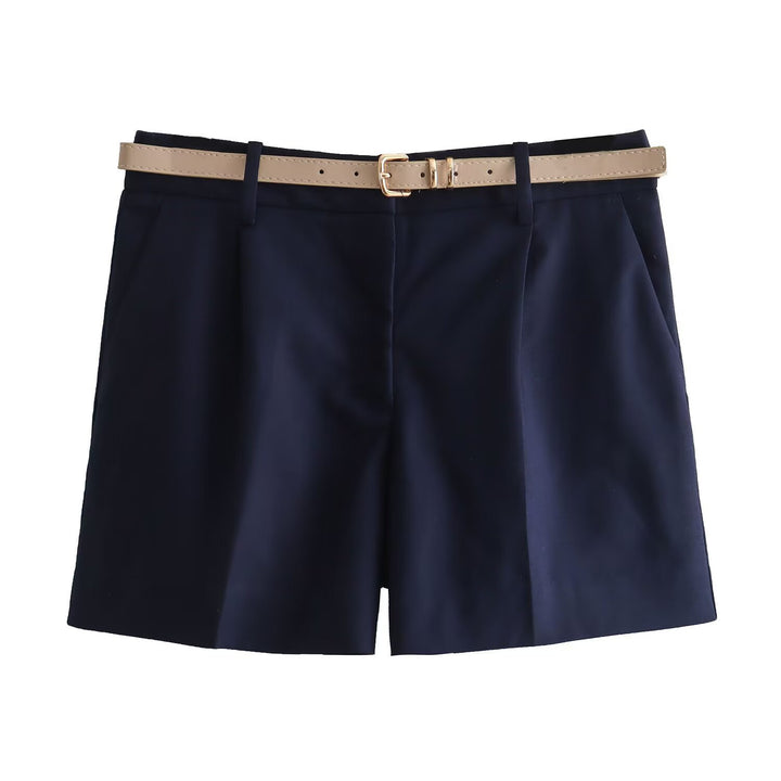 Damen elegante Shorts mit praktischem Gürtel Echo Archiv