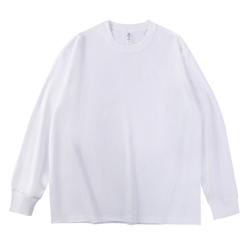 Unisex Oversize-Langarm-Sweatshirt mit Rundhalsausschnitt und gerippten Bündchen Echoarchiv