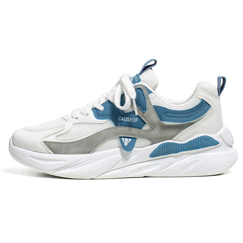 Herren Retro-Performance Street‑Sneaker mit mehrschichtiger Sohlentechnik und atmungsaktivem Mesh Echoarchiv