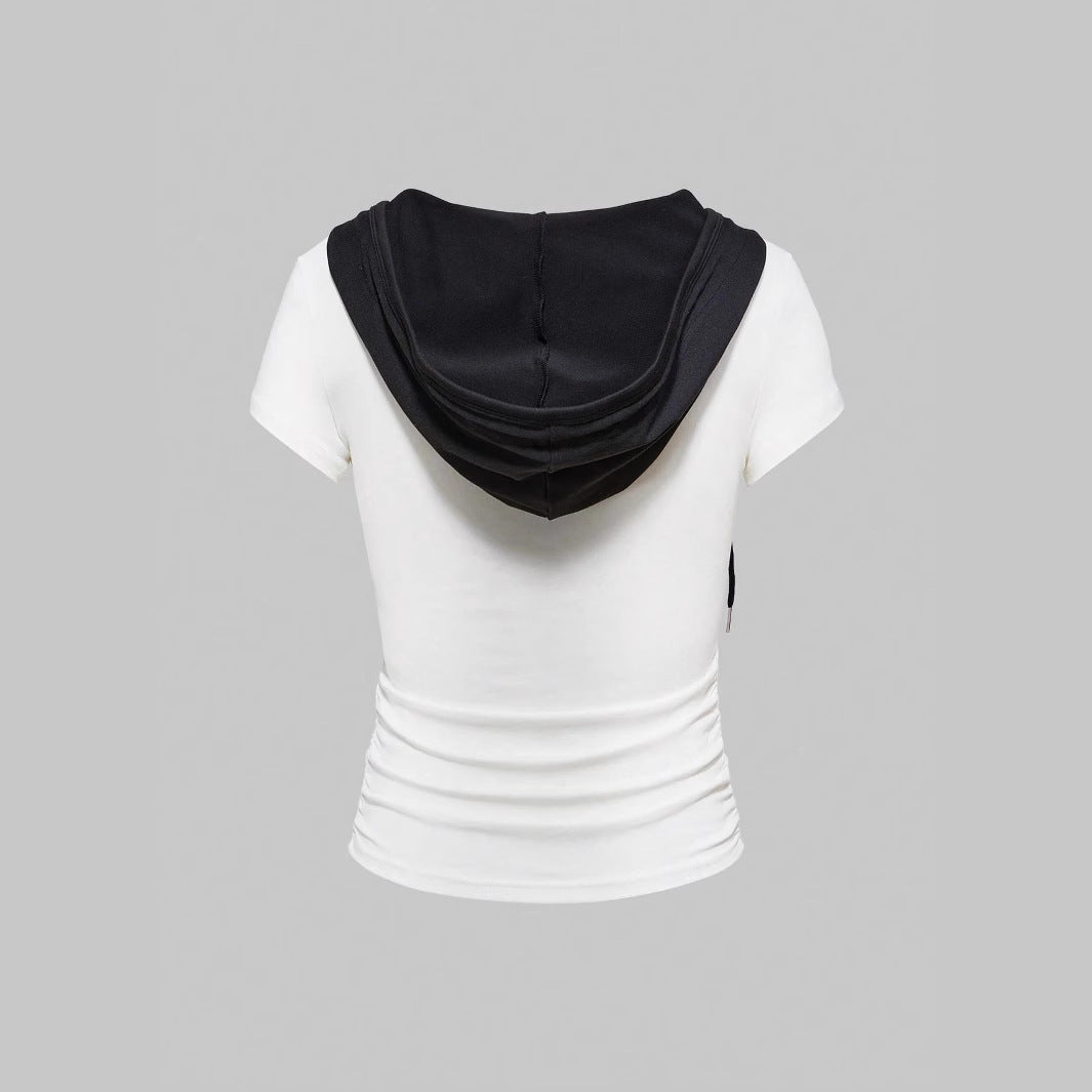 Damen Grafik T-Shirt mit Distressed Skull-Design Echo Archiv