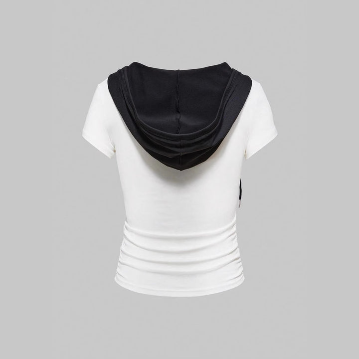 Damen Grafik T-Shirt mit Distressed Skull-Design Echo Archiv
