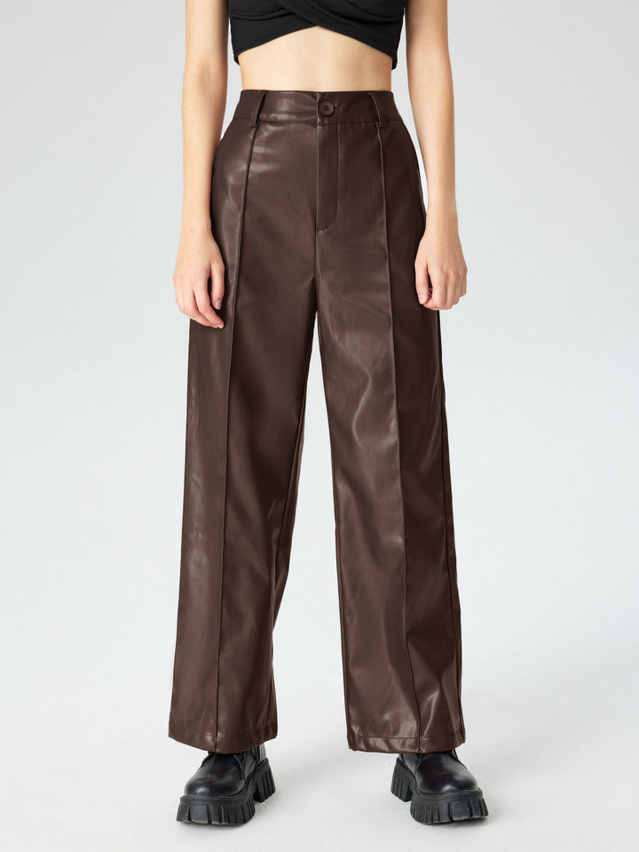 Damen Elegante Kunstlederhose Echo Archiv